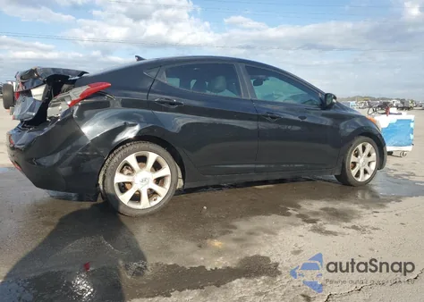 2013 Hyundai Elantra Gls z USA, uszkodzony, nr VIN 5NPDH4AEXDH168748